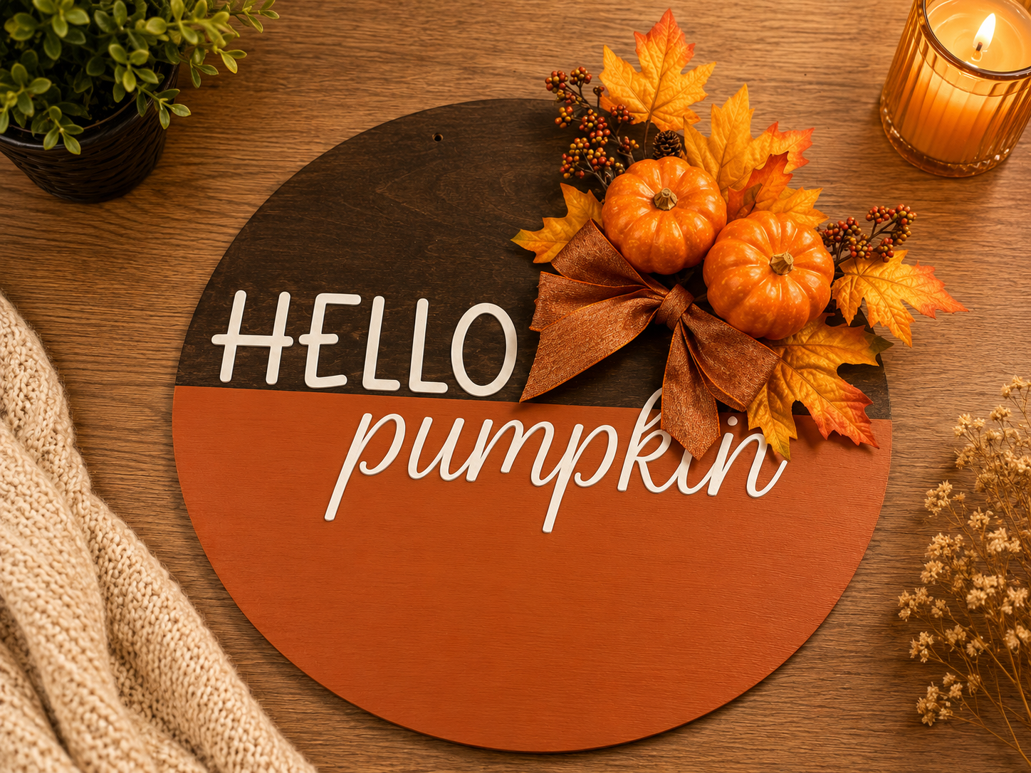 Hello Pumpkin Sign