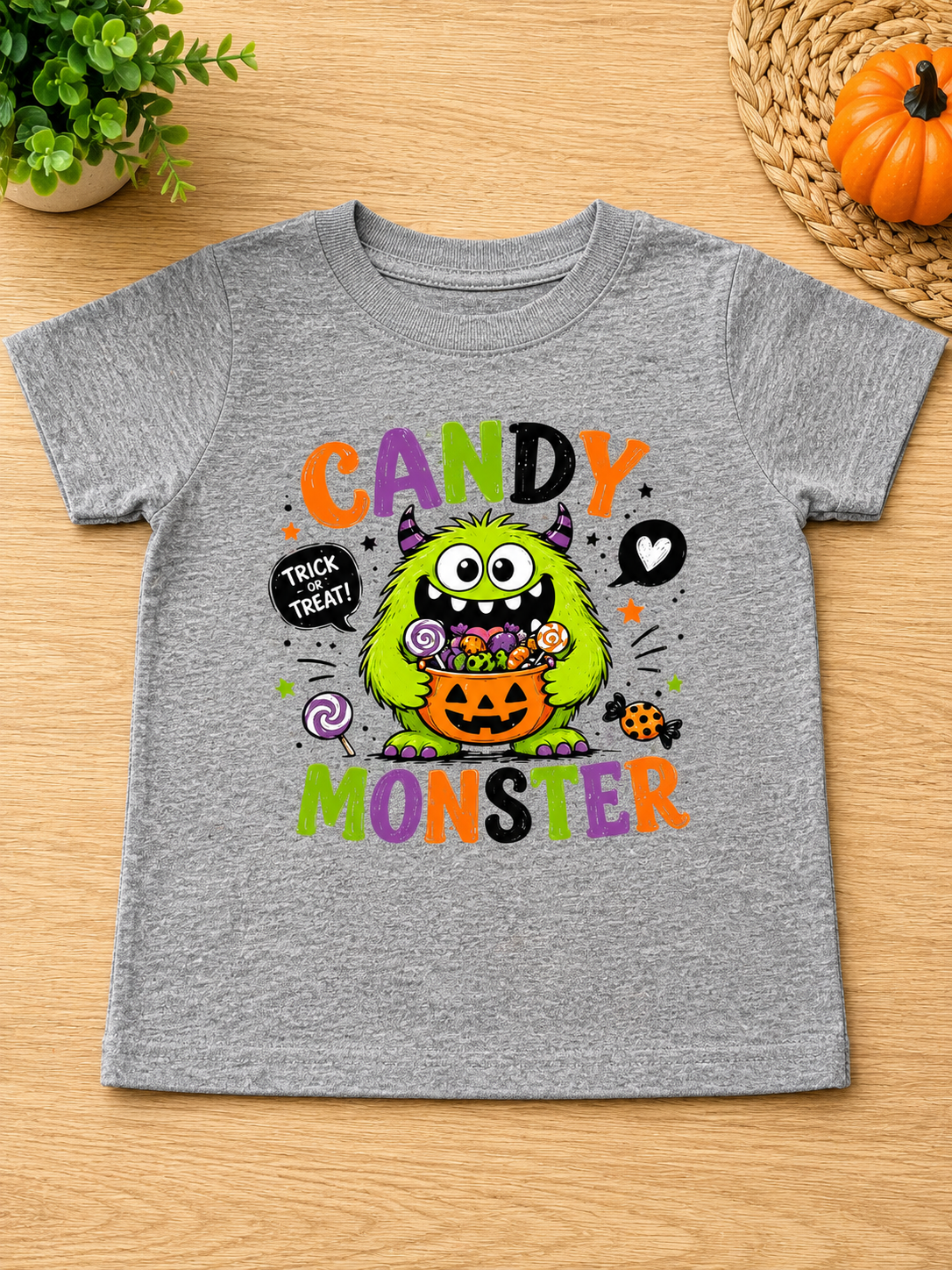 Candy Monster Shirt (Size: 2T)