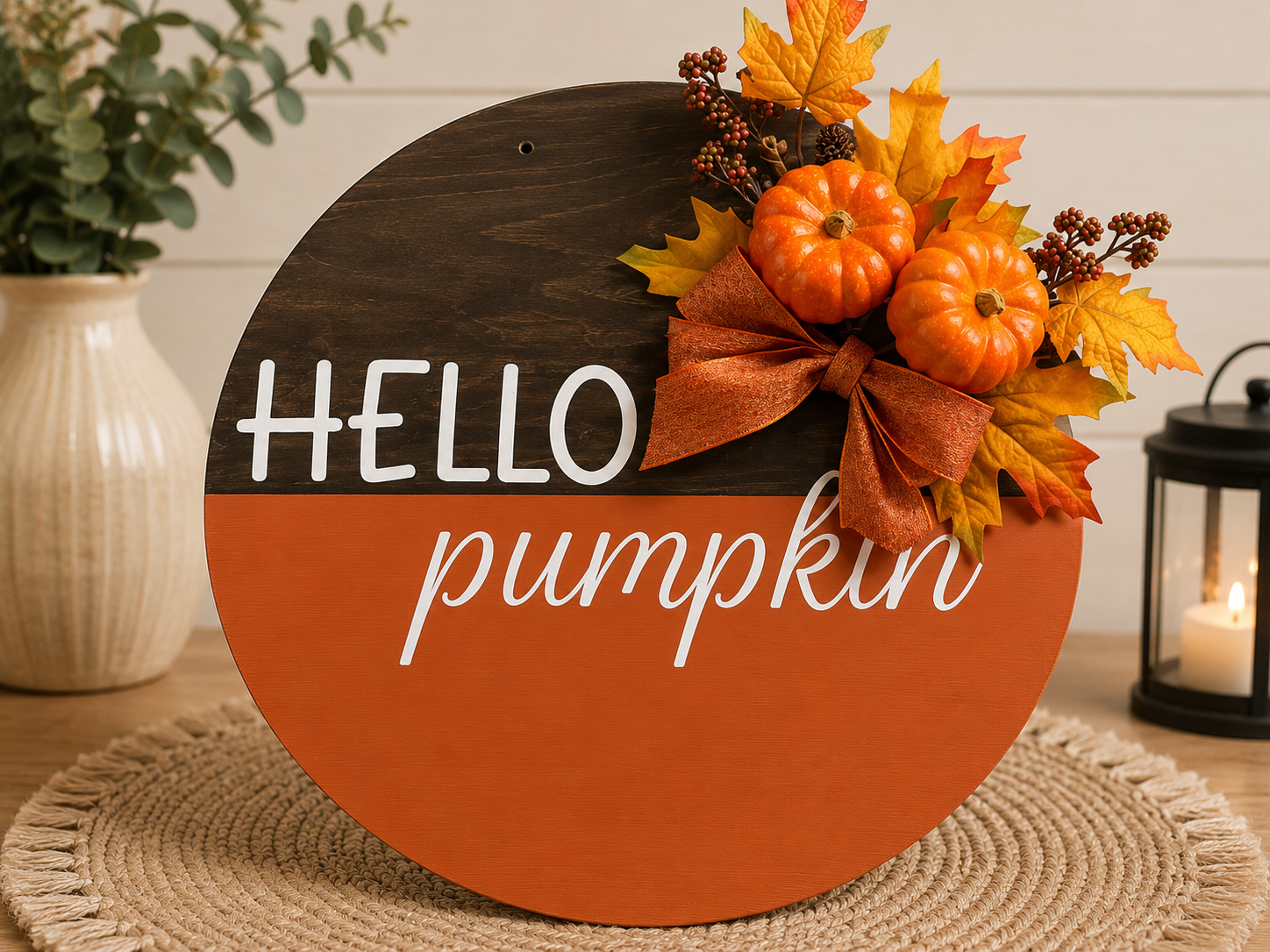 Hello Pumpkin Sign